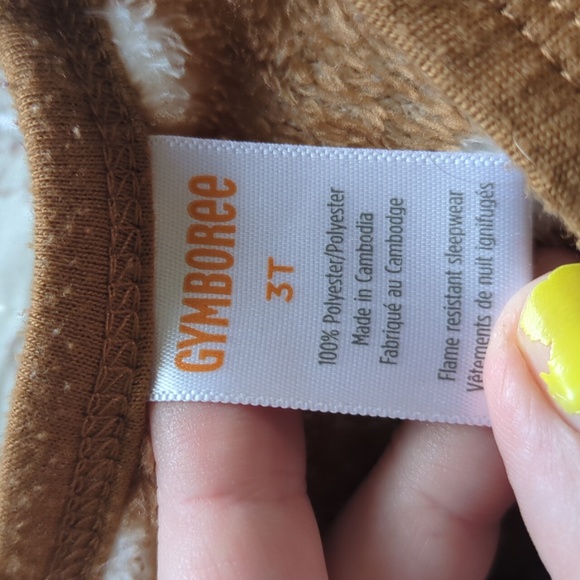 3T One Piece sleeper Pajamas - Picture 3 of 8